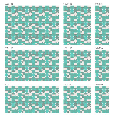 Zonwerende raamfolie glas in lood Geometrische vormen
