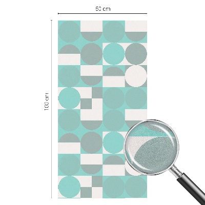 Zonwerende raamfolie glas in lood Geometrische vormen