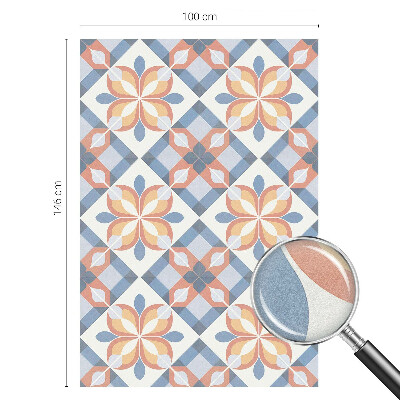 Zelfklevende anti inkijk folie glas in lood Kleurrijke symmetrie