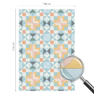 Zonwerende raamfolie Kleurrijke geometrie