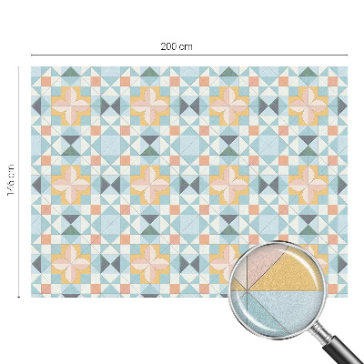 Zonwerende raamfolie Kleurrijke geometrie