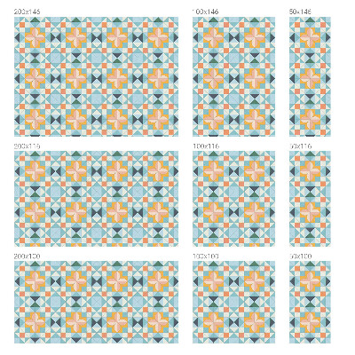 Zonwerende raamfolie Kleurrijke geometrie