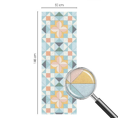 Zonwerende raamfolie Kleurrijke geometrie