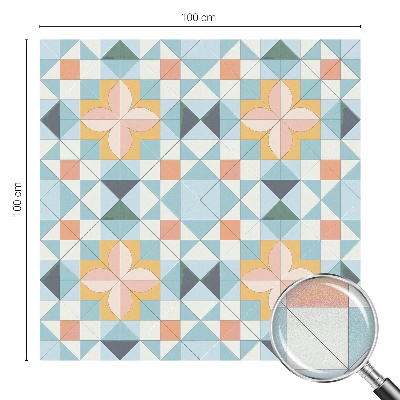 Zonwerende raamfolie Kleurrijke geometrie