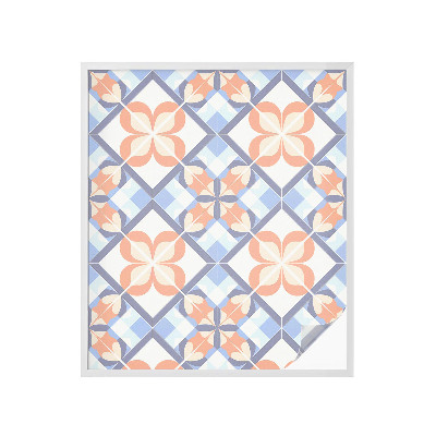 Anti inkijk raamfolie Bloemenpatroon