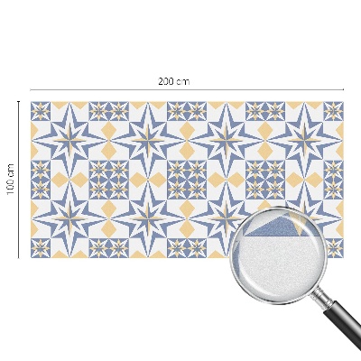 Zonwerende raamfolie glas in lood Sterpatroon