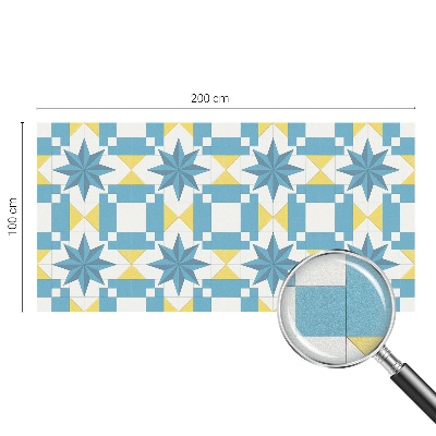 Zonwerende raamfolie Blauwe sterren