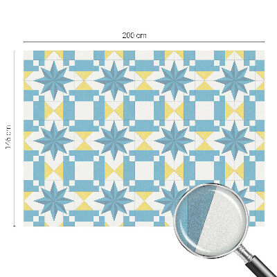 Zonwerende raamfolie Blauwe sterren