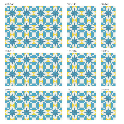 Zonwerende raamfolie Blauwe sterren