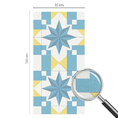 Zonwerende raamfolie Blauwe sterren