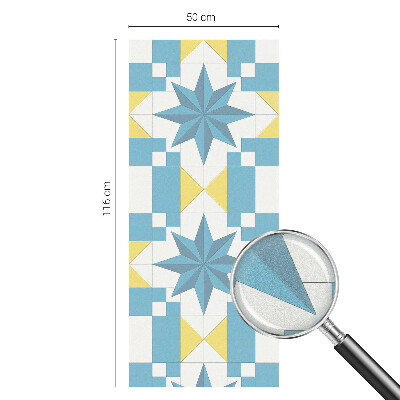 Zonwerende raamfolie Blauwe sterren