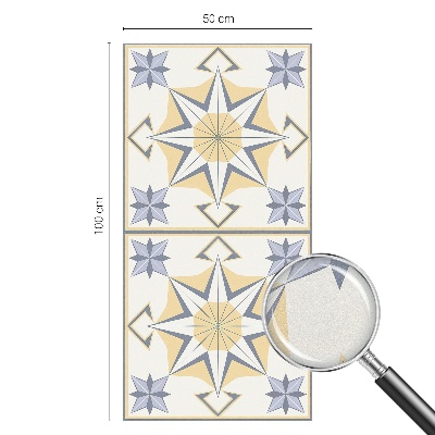 Zelfklevende anti inkijk folie glas in lood Geometrische sterren