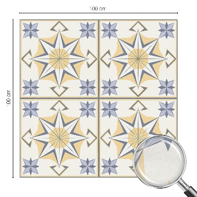 Zelfklevende anti inkijk folie glas in lood Geometrische sterren