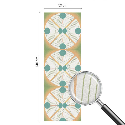 Zelfklevende raamfolie glas in lood Geometrische harmonie
