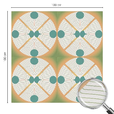 Zelfklevende raamfolie glas in lood Geometrische harmonie