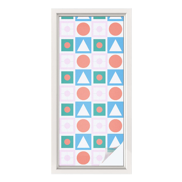 Anti inkijk raamfolie Abstracte patronen