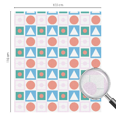 Anti inkijk raamfolie Abstracte patronen