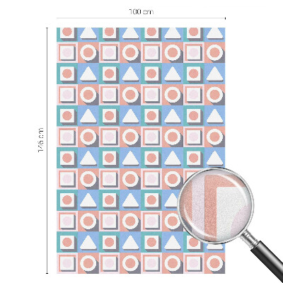 Zonwerende raamfolie glas in lood Geometrische patronen