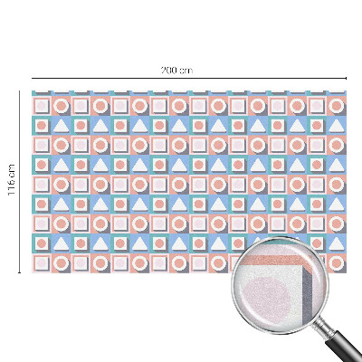Zonwerende raamfolie glas in lood Geometrische patronen