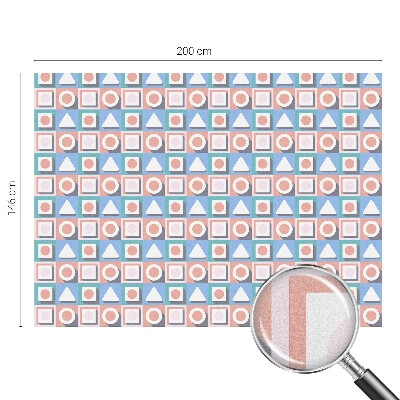 Zonwerende raamfolie glas in lood Geometrische patronen