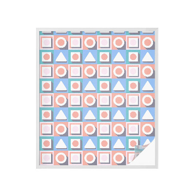 Zonwerende raamfolie glas in lood Geometrische patronen