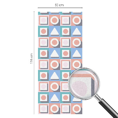 Zonwerende raamfolie glas in lood Geometrische patronen