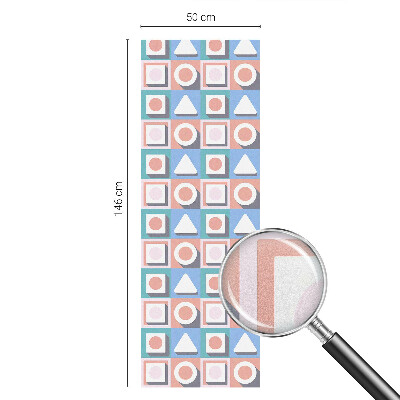 Zonwerende raamfolie glas in lood Geometrische patronen