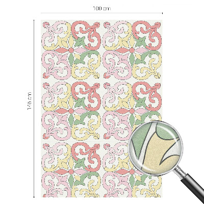 Zonwerende raamfolie Bloemenornamenten