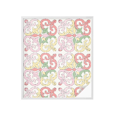 Zonwerende raamfolie Bloemenornamenten