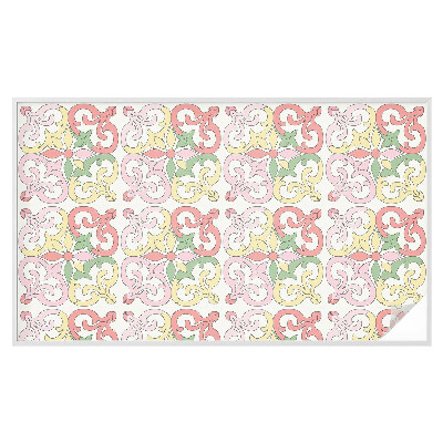 Zonwerende raamfolie Bloemenornamenten