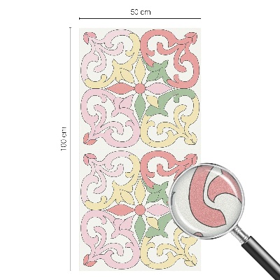 Zonwerende raamfolie Bloemenornamenten