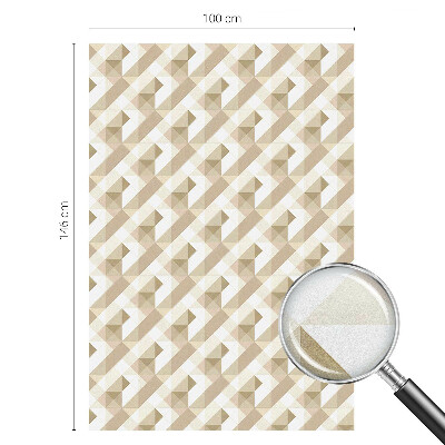 Anti inkijk raamfolie Driehoekige patronen