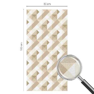 Anti inkijk raamfolie Driehoekige patronen