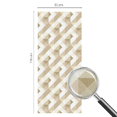 Anti inkijk raamfolie Driehoekige patronen