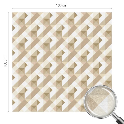 Anti inkijk raamfolie Driehoekige patronen