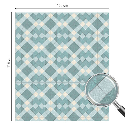 Zonwerende raamfolie glas in lood Geometrische patronen