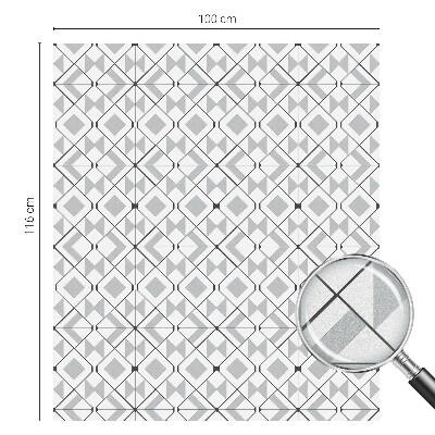 Zonwerende raamfolie Geometrische patronen