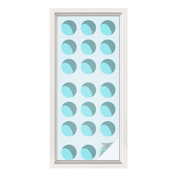 Zelfklevende anti inkijk folie glas in lood Moderne wielen