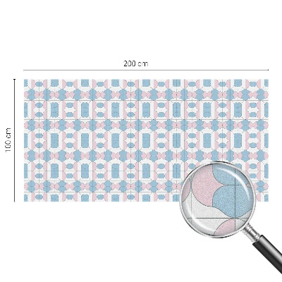 Anti inkijk raamfolie Pastelpatronen