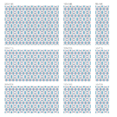 Anti inkijk raamfolie Pastelpatronen