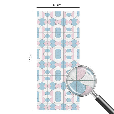 Anti inkijk raamfolie Pastelpatronen