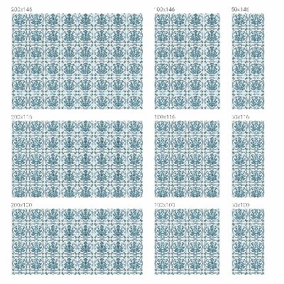 Zonwerende raamfolie glas in lood Bloemenpatroon