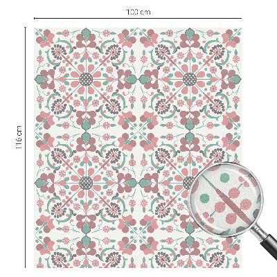 Zonwerende raamfolie Bloemenharmonie