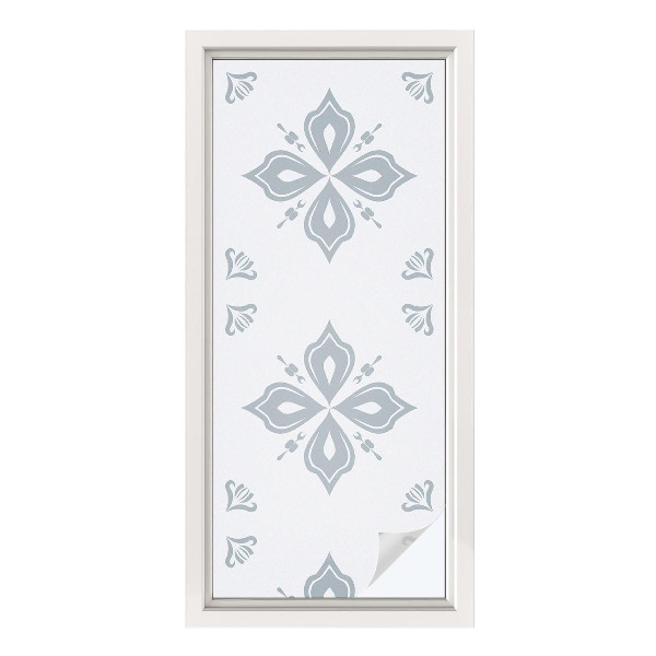 Zelfklevende raamfolie glas in lood Geometrische symmetrie