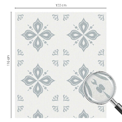 Zelfklevende raamfolie glas in lood Geometrische symmetrie