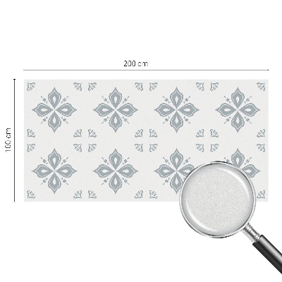 Zelfklevende raamfolie glas in lood Geometrische symmetrie