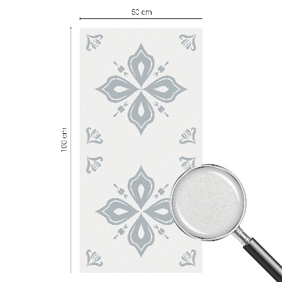 Zelfklevende raamfolie glas in lood Geometrische symmetrie