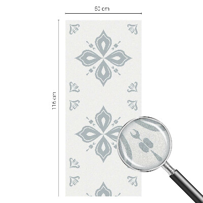 Zelfklevende raamfolie glas in lood Geometrische symmetrie