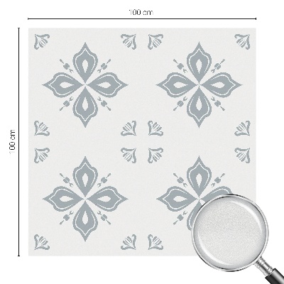 Zelfklevende raamfolie glas in lood Geometrische symmetrie