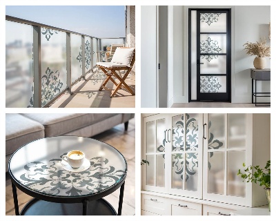 Anti inkijk raamfolie Klassiek ornament